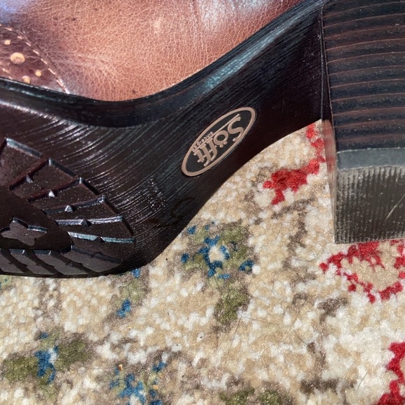 Sofft Brown Ankle Boots - Picture 5 of 10